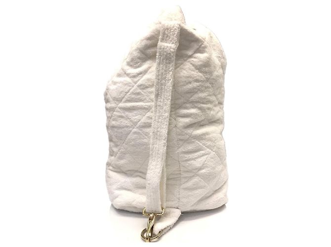 Hermès Borsa a tracolla in spugna bianca Hermes Bianco - vista 2