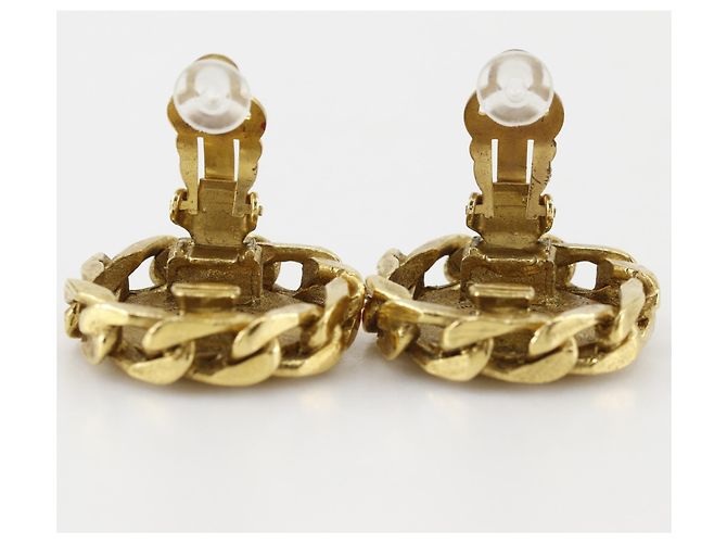 Chanel Coco Mark Clip-Ohrringe Golden - Ansicht 5