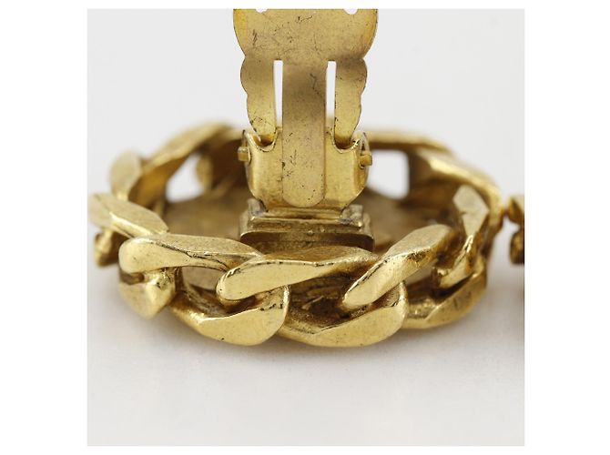 Chanel Coco Mark Clip-Ohrringe Golden - Ansicht 7