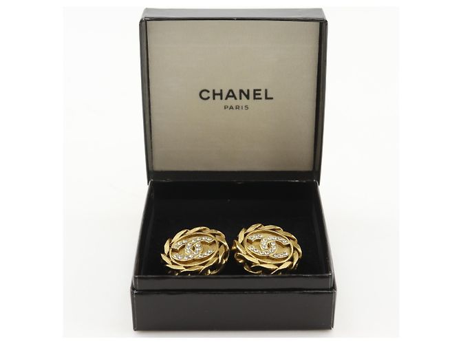 Chanel Coco Mark Clip-Ohrringe Golden - Ansicht 9