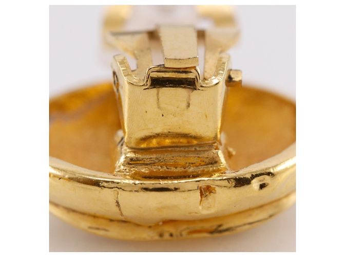 Chanel Coco Mark Clip-Ohrringe Golden - Ansicht 12