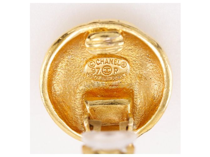 Chanel Coco Mark Clip-Ohrringe Golden - Ansicht 15