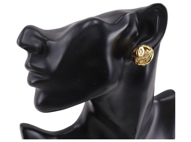 Chanel Coco Mark Clip-Ohrringe Golden - Ansicht 2