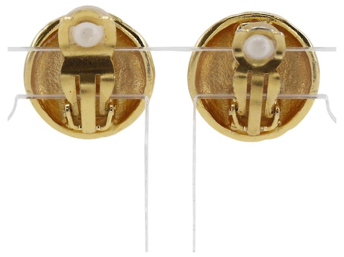 Chanel Coco Mark Clip-Ohrringe Golden - Ansicht 3