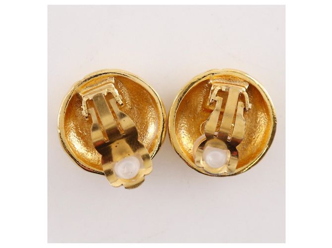 Chanel Coco Mark Clip-Ohrringe Golden - Ansicht 4