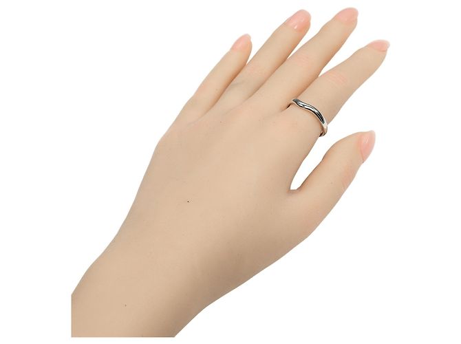 Tiffany & Co. Platin-Ring mit geschwungener Form - Ansicht 2