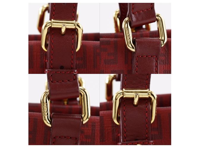 Fendi Zucchino Tote Bag Rot - Ansicht 11