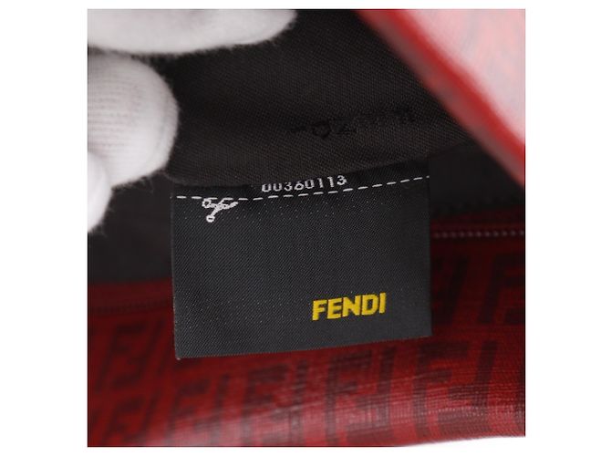 Fendi Zucchino Tote Bag Rot - Ansicht 13