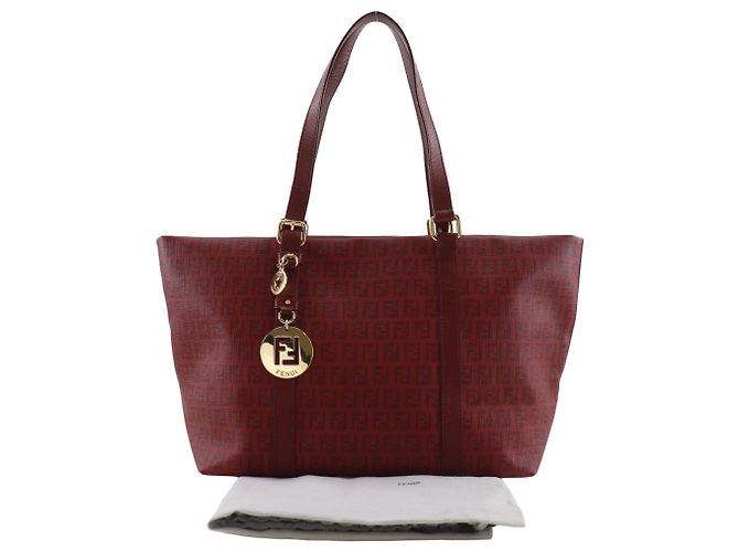 Fendi Zucchino Tote Bag Rot - Ansicht 15