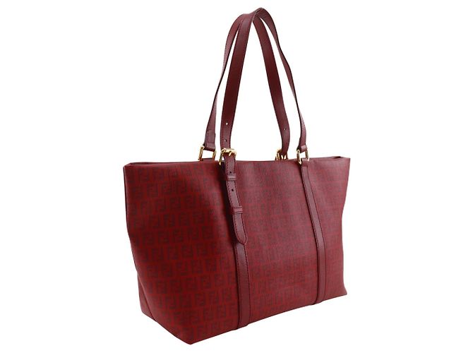 Fendi Zucchino Tote Bag Rot - Ansicht 3