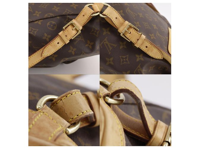Mochila Louis Vuitton Montsouris MM Marrom - vista 12