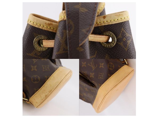 Mochila Louis Vuitton Montsouris MM Marrom - vista 13
