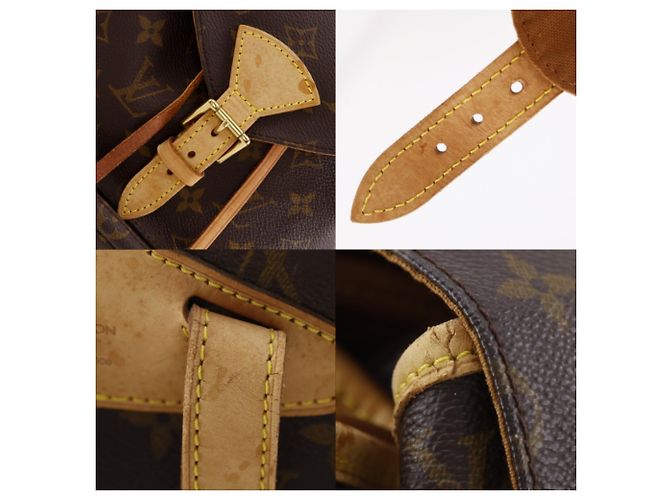 Mochila Louis Vuitton Montsouris MM Marrom - vista 15