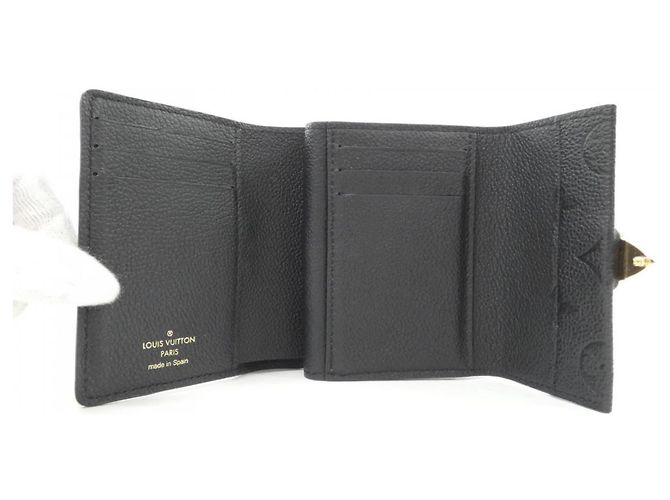 Cartera Louis Vuitton Monogram Empreinte Portefeuille Métis Compact Negro - vista 5