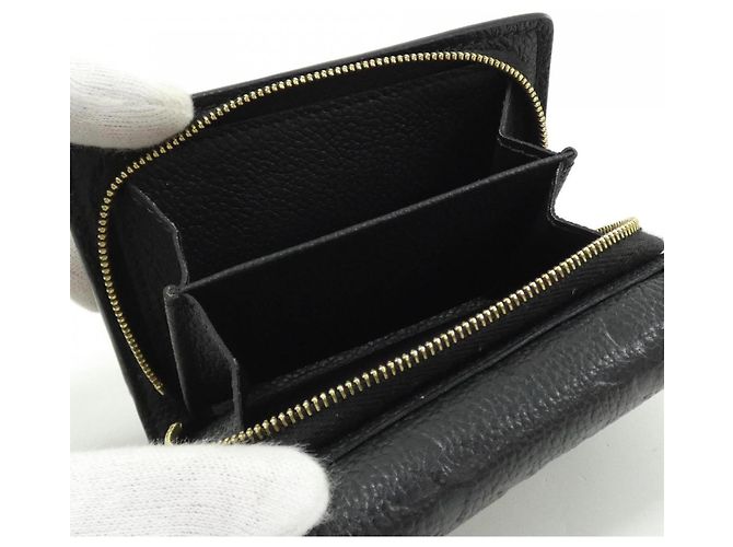 Cartera Louis Vuitton Monogram Empreinte Portefeuille Métis Compact Negro - vista 7