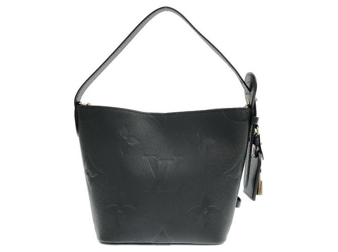Borsa Louis Vuitton Monogram Empreinte All In BB M13480 Nero - vista 2
