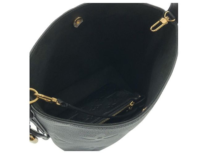 Borsa Louis Vuitton Monogram Empreinte All In BB M13480 Nero - vista 6
