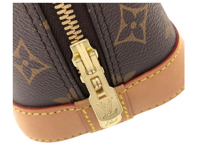 Borsa Louis Vuitton Monogram Alma BB Marrone - vista 3