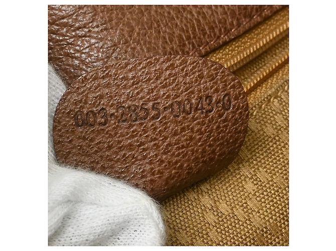 Gucci Vintage Bamboo Suede Small Marrone - vista 5