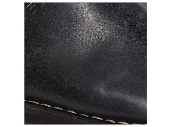 Sandali slide See by Chloé in pelle nera con borchie Nero - vista 10
