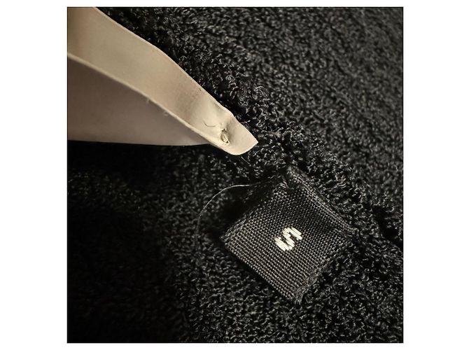 Abito midi in maglia waffle con zip Tom Ford in viscosa nera Nero - vista 7