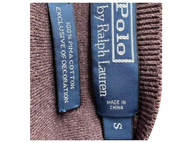 Polo Ralph Lauren Pullover aus brauner Baumwolle - Ansicht 3