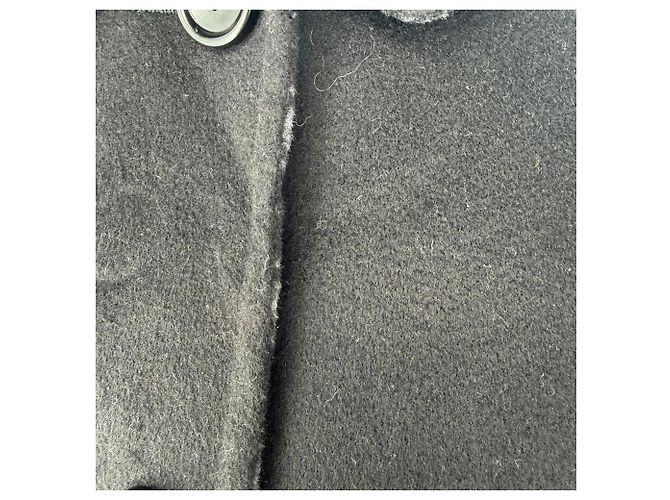 Abrigo reversible Gucci GG en lana negra Negro - vista 3