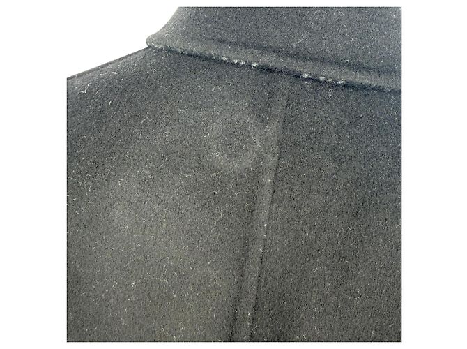 Abrigo reversible Gucci GG en lana negra Negro - vista 4