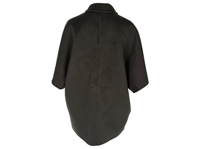 Abrigo reversible Gucci GG en lana negra Negro - vista 6