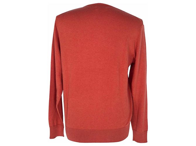 Polo Ralph Lauren Pullover aus orangefarbener Baumwolle - Ansicht 2