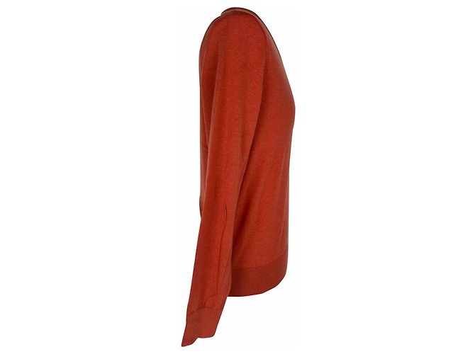 Polo Ralph Lauren Pullover aus orangefarbener Baumwolle - Ansicht 3