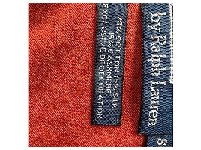 Polo Ralph Lauren Pullover aus orangefarbener Baumwolle - Ansicht 5