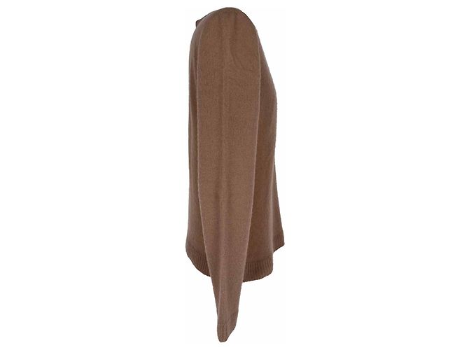 Burberry Prorsum Pullover aus braunem Kaschmir Rot - Ansicht 2