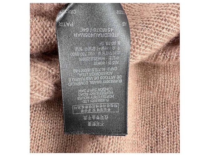 Burberry Prorsum Pullover aus braunem Kaschmir Rot - Ansicht 6