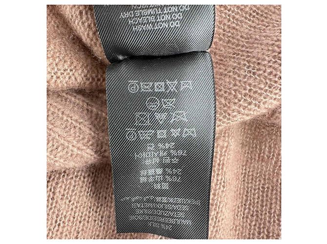 Burberry Prorsum Pullover aus braunem Kaschmir Rot - Ansicht 7