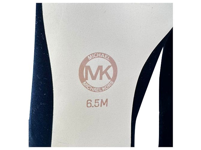 Mule Michael Kors con decorazioni in cristallo in velluto nero - vista 9