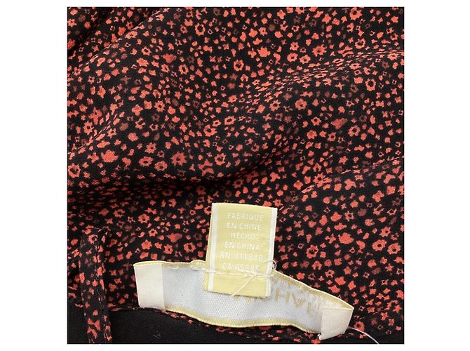 Michael Michael Kors Off-Shoulder-Oberteil mit Rüschen und Paisley-Muster aus Polyester in Burgundy - Ansicht 5