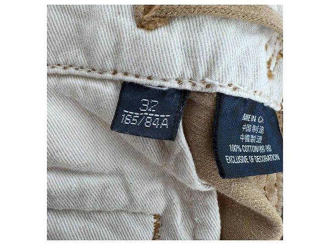 Pantaloni Cargo Ralph Lauren in cotone color Tan Marrone Beige - vista 13