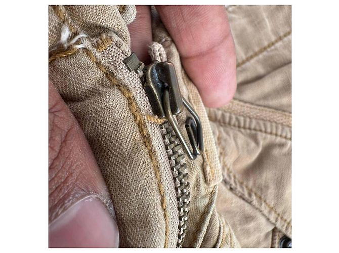 Pantaloni Cargo Ralph Lauren in cotone color Tan Marrone Beige - vista 9