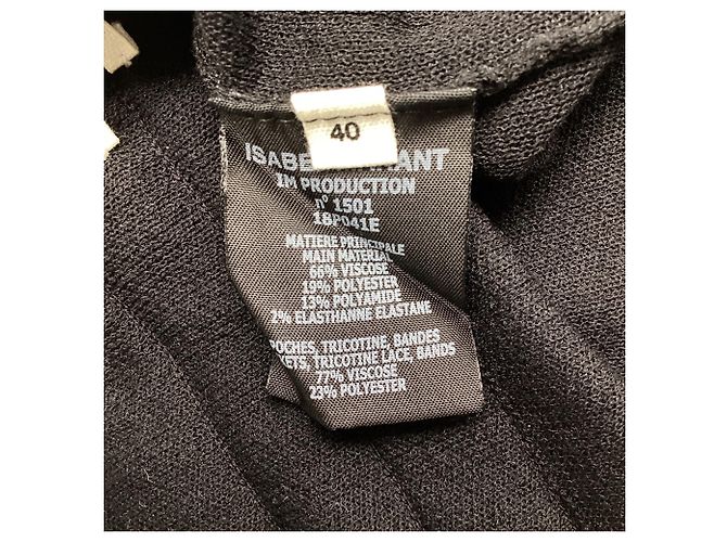 Dario Hose aus schwarzer Viskose Isabel Marant Etoile - Ansicht 4