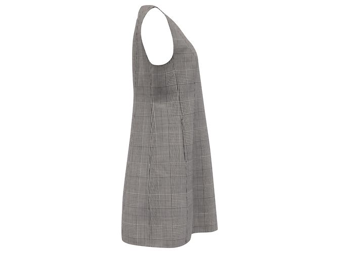 Theory Karo-Minikleid aus mehrfarbiger Schurwolle - Ansicht 3