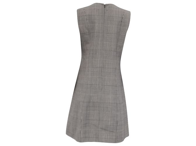 Theory Karo-Minikleid aus mehrfarbiger Schurwolle - Ansicht 4