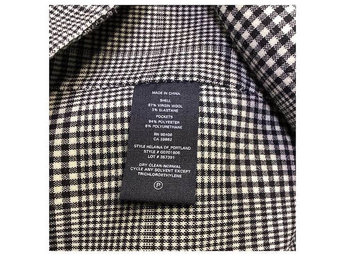 Theory Karo-Minikleid aus mehrfarbiger Schurwolle - Ansicht 5