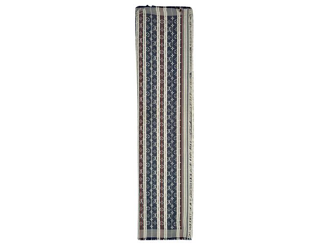 Graceful Sciarpa Louis Vuitton in seta multicolore con motivo Monogram - vista 2