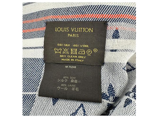 Graceful Sciarpa Louis Vuitton in seta multicolore con motivo Monogram - vista 5