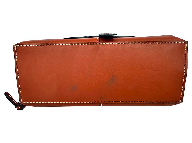 Mini Gate Tote Loewe in pelle marrone Rosso - vista 15