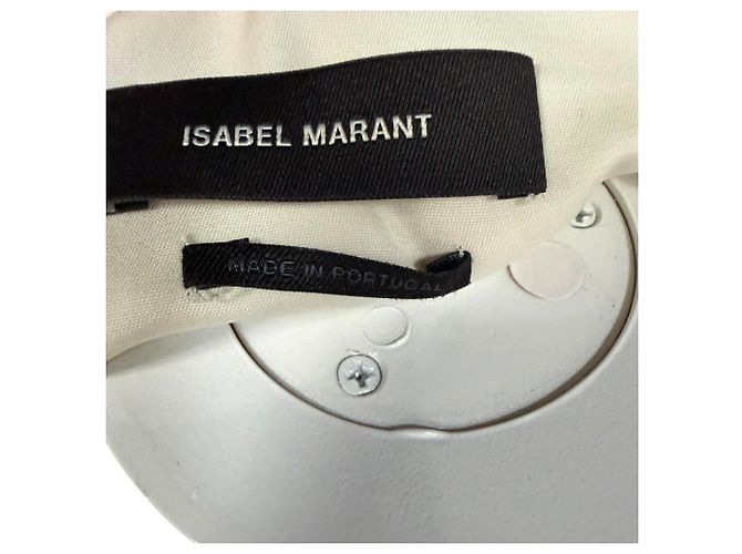 Isabel Marant Surya Blouse in Ivory Lyocell White Cream - view 4