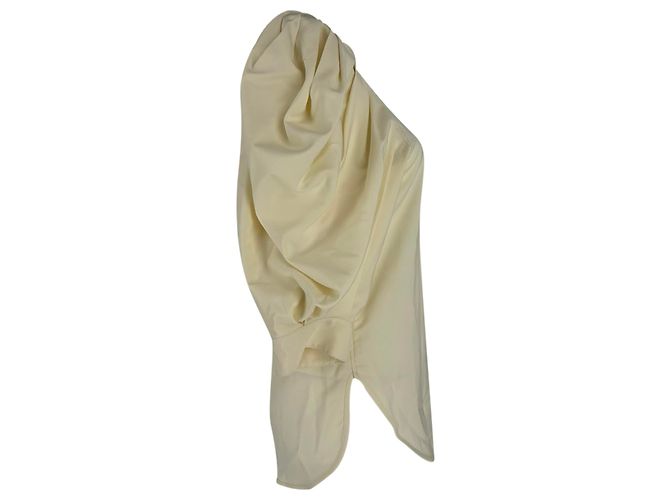 Isabel Marant Surya Blouse in Ivory Lyocell White Cream - view 6
