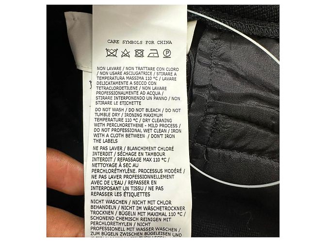 SportMax gerade Hose aus schwarzer Wolle - Ansicht 5