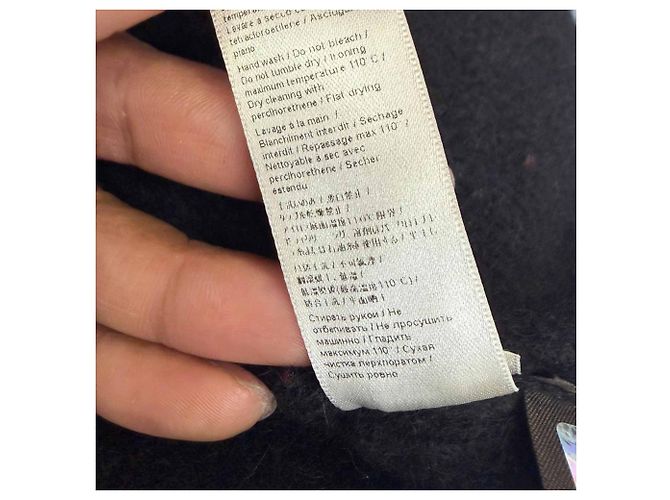 Roberto Cavalli Zip-Up Shearling-Jacke aus schwarzer Wolle - Ansicht 10